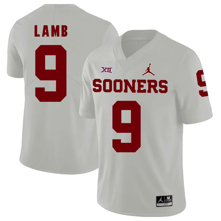Oklahoma Sooners 9 CeeDee Lamb White College Football Jersey Dzhi,We sell and wholesale Oklahoma Sooners 9 CeeDee Lamb White College Football Jersey Dzhi on line form chian!